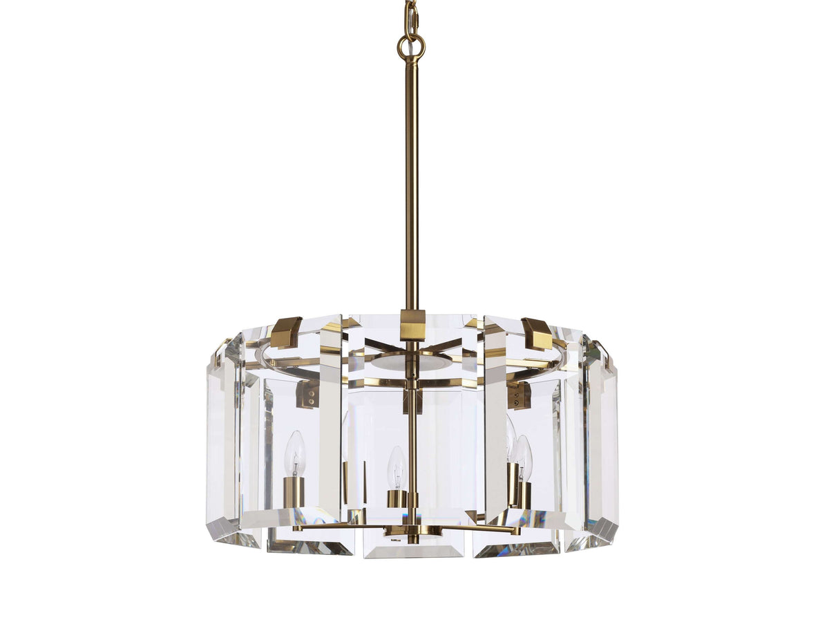 Amaya Thick Crystal Round Chandelier
