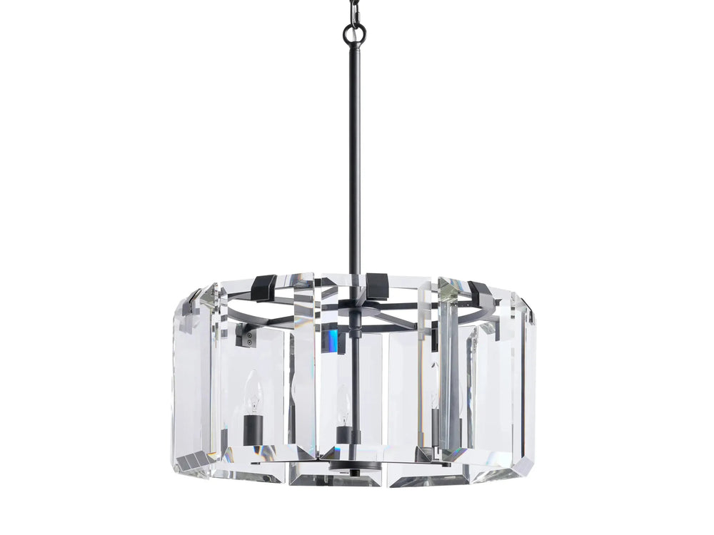 Amaya Thick Crystal Round Chandelier