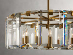 Amaya Thick Crystal Round Chandelier