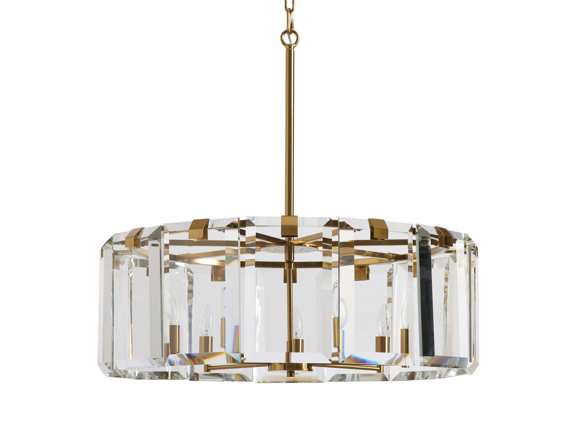 Amaya Thick Crystal Round Chandelier