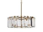 Amaya Thick Crystal Round Chandelier