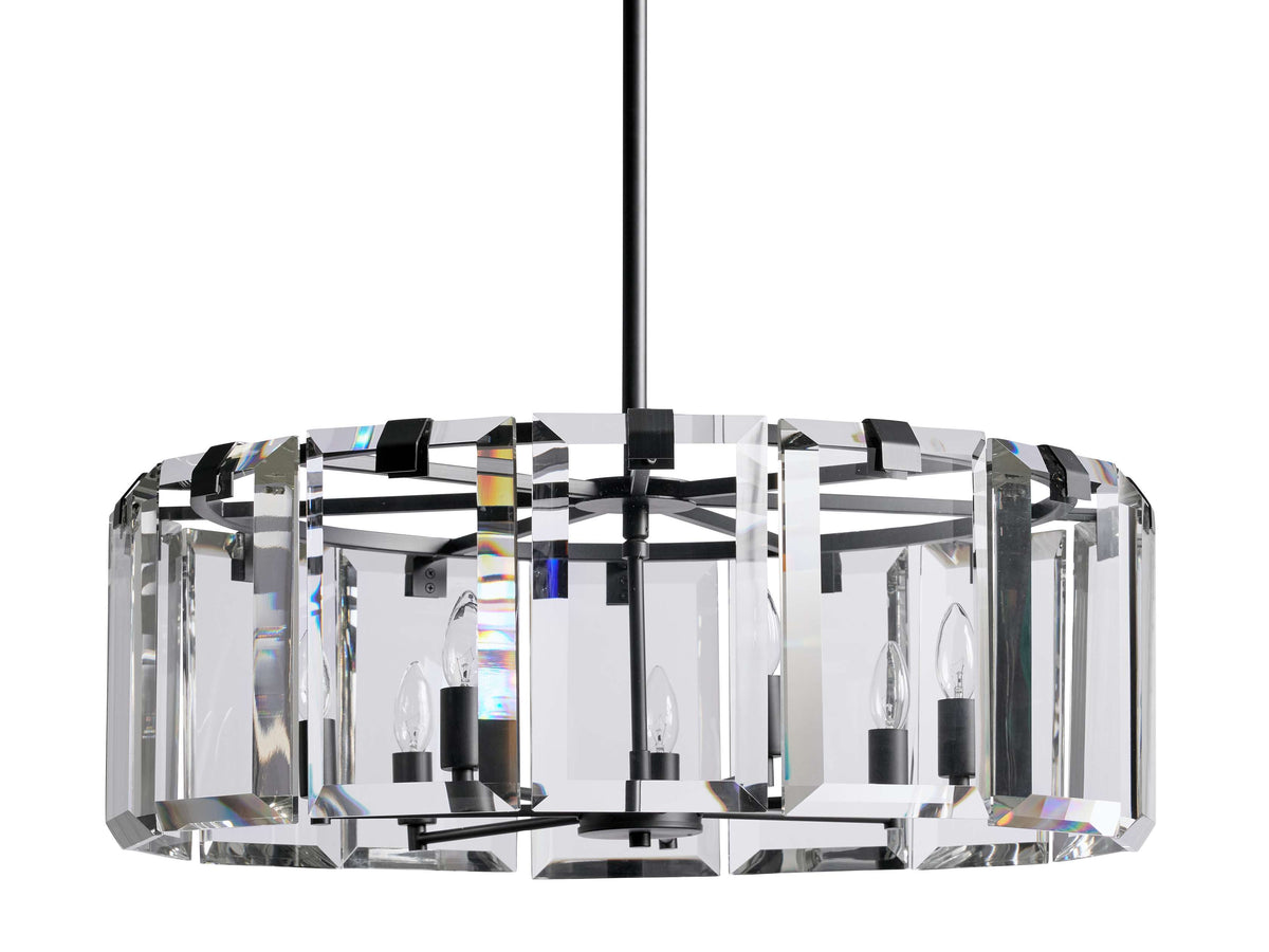 Amaya Thick Crystal Round Chandelier