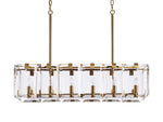 Amaya Thick Crystal Rectangular Chandelier