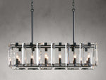 Amaya Thick Crystal Rectangular Chandelier