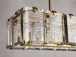 Amaya Thick Crystal Rectangular Chandelier