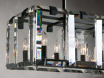 Amaya Thick Crystal Rectangular Chandelier