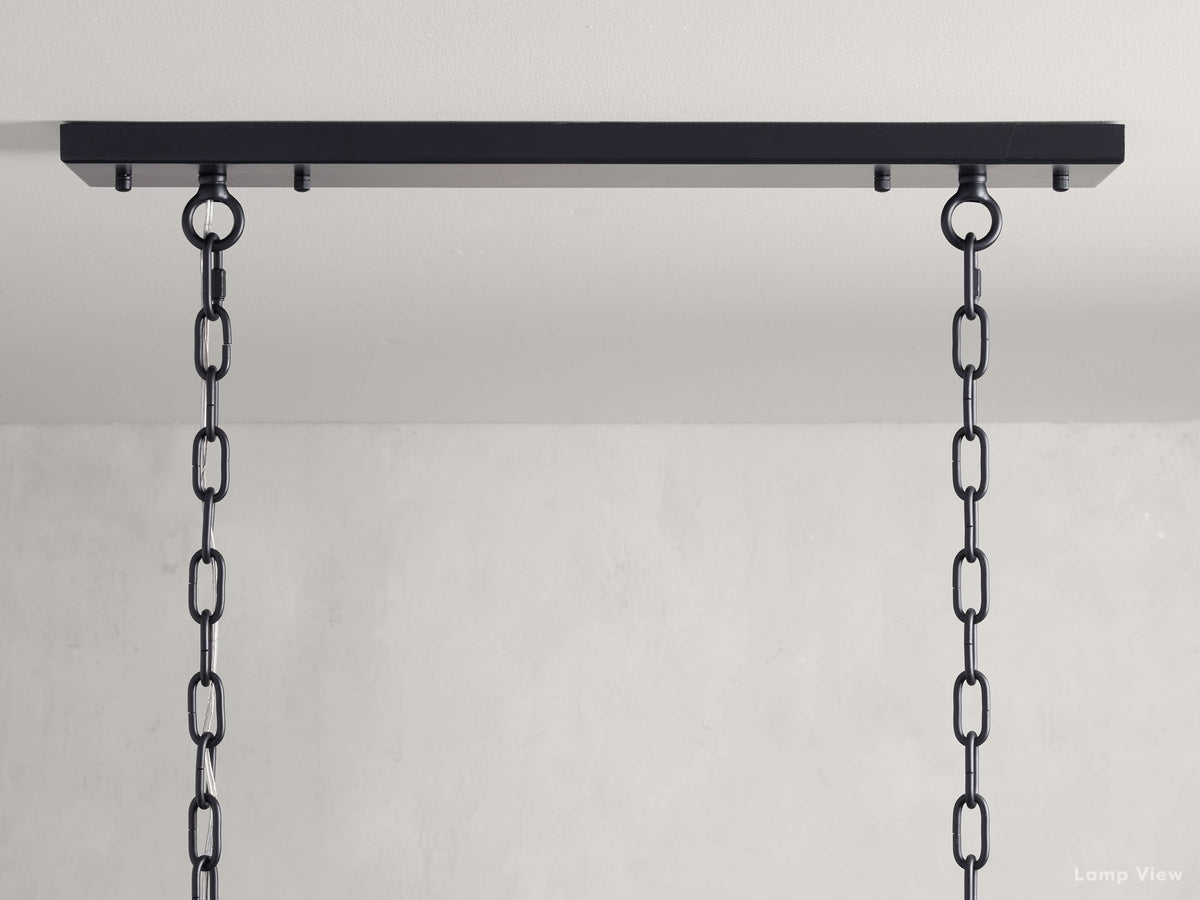 Amaya Thick Crystal Rectangular Chandelier