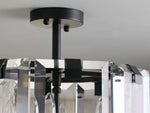Amaya Thick Crystal Round Flush Mount