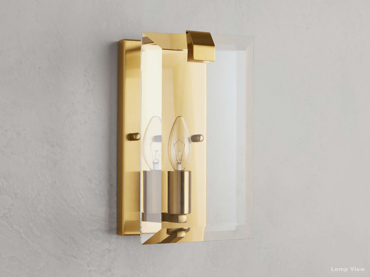 Amaya Thick Crystal Wall Sconce