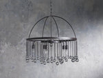 Aubrey Trailing Crystal Tiered Round Chandelier