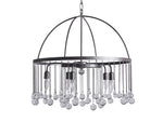 Aubrey Trailing Crystal Tiered Round Chandelier