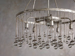 Aubrey Trailing Crystal Tiered Round Chandelier