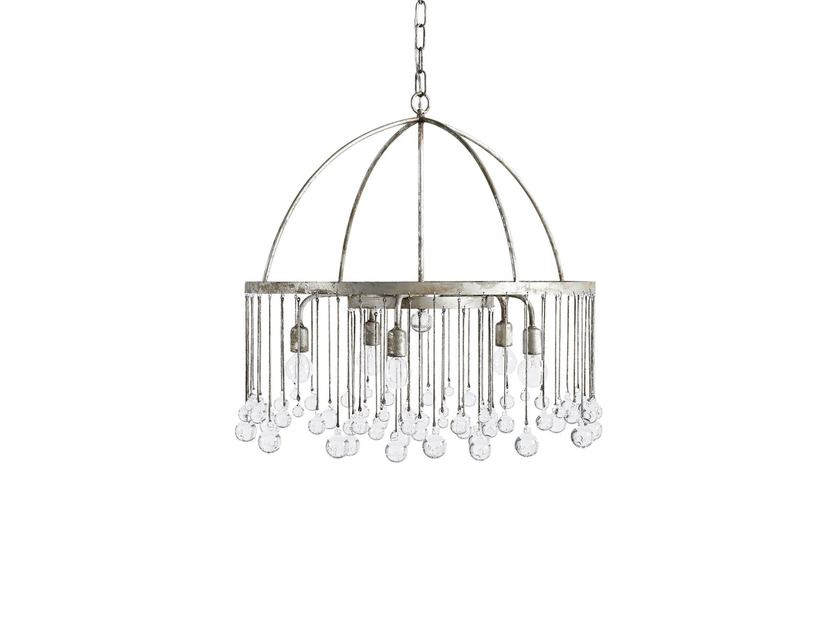 Aubrey Trailing Crystal Tiered Round Chandelier