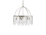 Aubrey Trailing Crystal Tiered Round Chandelier