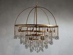 Aubrey Trailing Crystal Tiered Round Chandelier