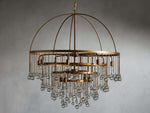 Aubrey Trailing Crystal Tiered Round Chandelier