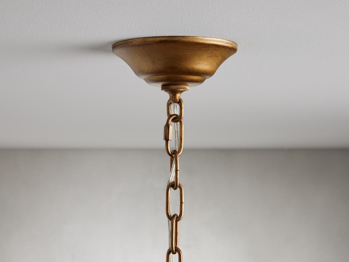 Aubrey Trailing Crystal Tiered Round Chandelier
