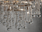 Aubrey Trailing Crystal Tiered Round Chandelier
