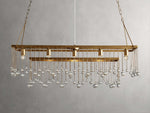Aubrey Trailing Crystal Rectangular Chandelier