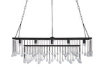 Aubrey Trailing Crystal Rectangular Chandelier