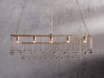 Aubrey Trailing Crystal Rectangular Chandelier