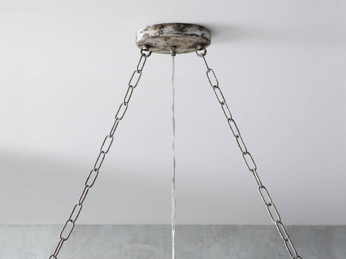 Aubrey Trailing Crystal Rectangular Chandelier
