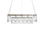 Aubrey Trailing Crystal Rectangular Chandelier
