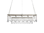 Aubrey Trailing Crystal Rectangular Chandelier