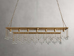 Aubrey Trailing Crystal Rectangular Chandelier