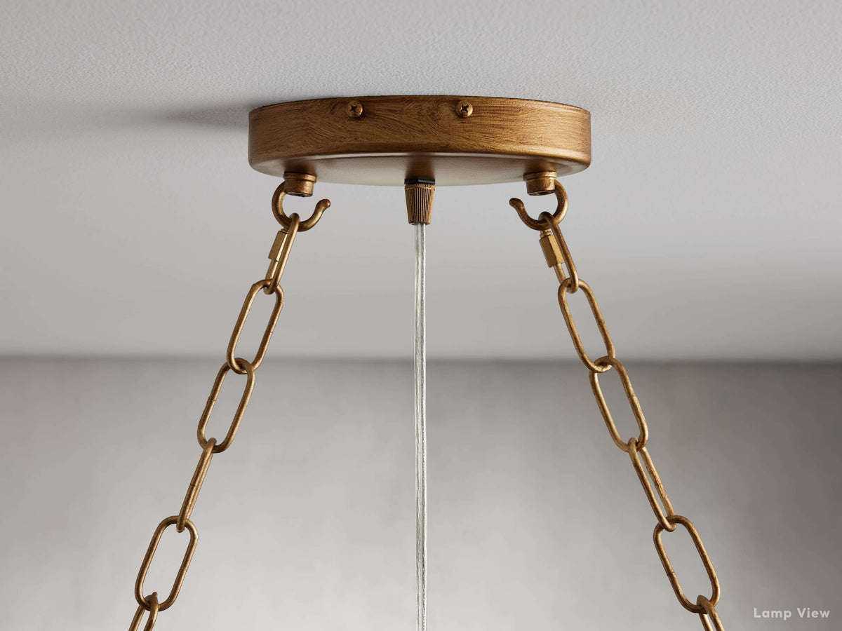 Aubrey Trailing Crystal Rectangular Chandelier