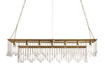 Aubrey Trailing Crystal Rectangular Chandelier