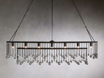 Aubrey Trailing Crystal Rectangular Chandelier