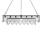Aubrey Trailing Crystal Rectangular Chandelier