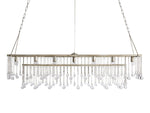 Aubrey Trailing Crystal Rectangular Chandelier
