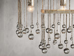 Aubrey Trailing Crystal Rectangular Chandelier