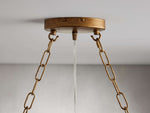 Aubrey Trailing Crystal Oval Chandelier