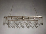 Aubrey Trailing Crystal Oval Chandelier