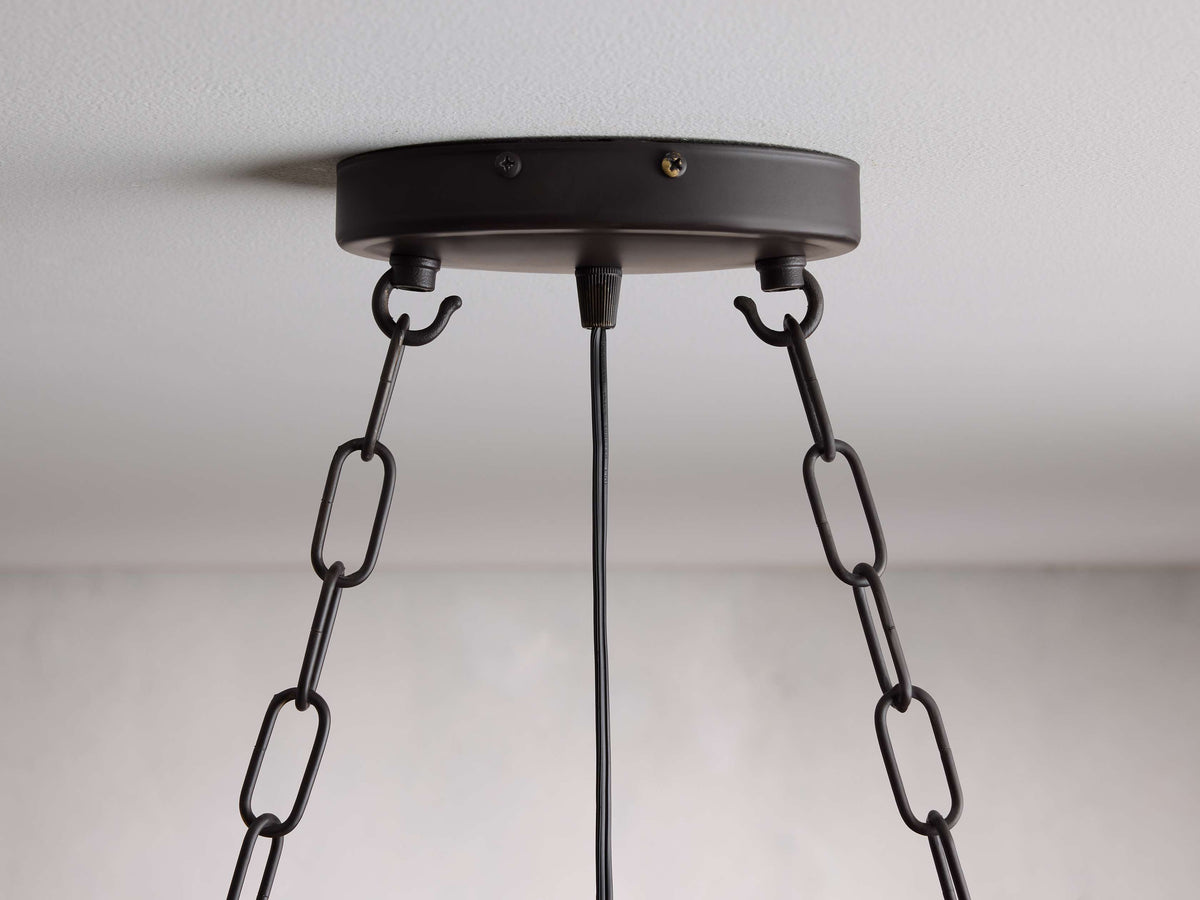 Aubrey Trailing Crystal Oval Chandelier