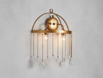 Aubrey Trailing Crystal Wall Sconce