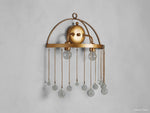 Aubrey Trailing Crystal Wall Sconce