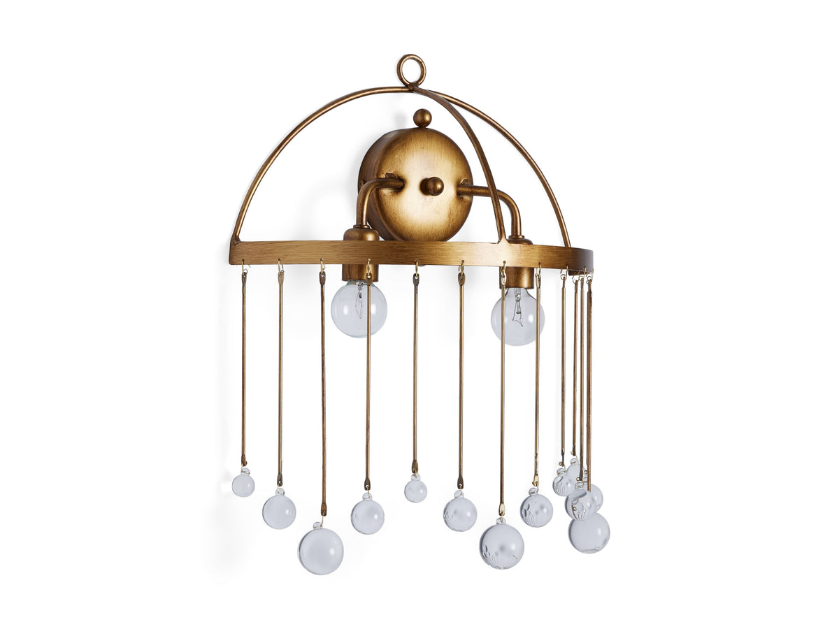Aubrey Trailing Crystal Wall Sconce