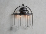 Aubrey Trailing Crystal Wall Sconce