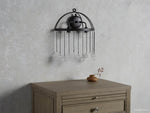 Aubrey Trailing Crystal Wall Sconce