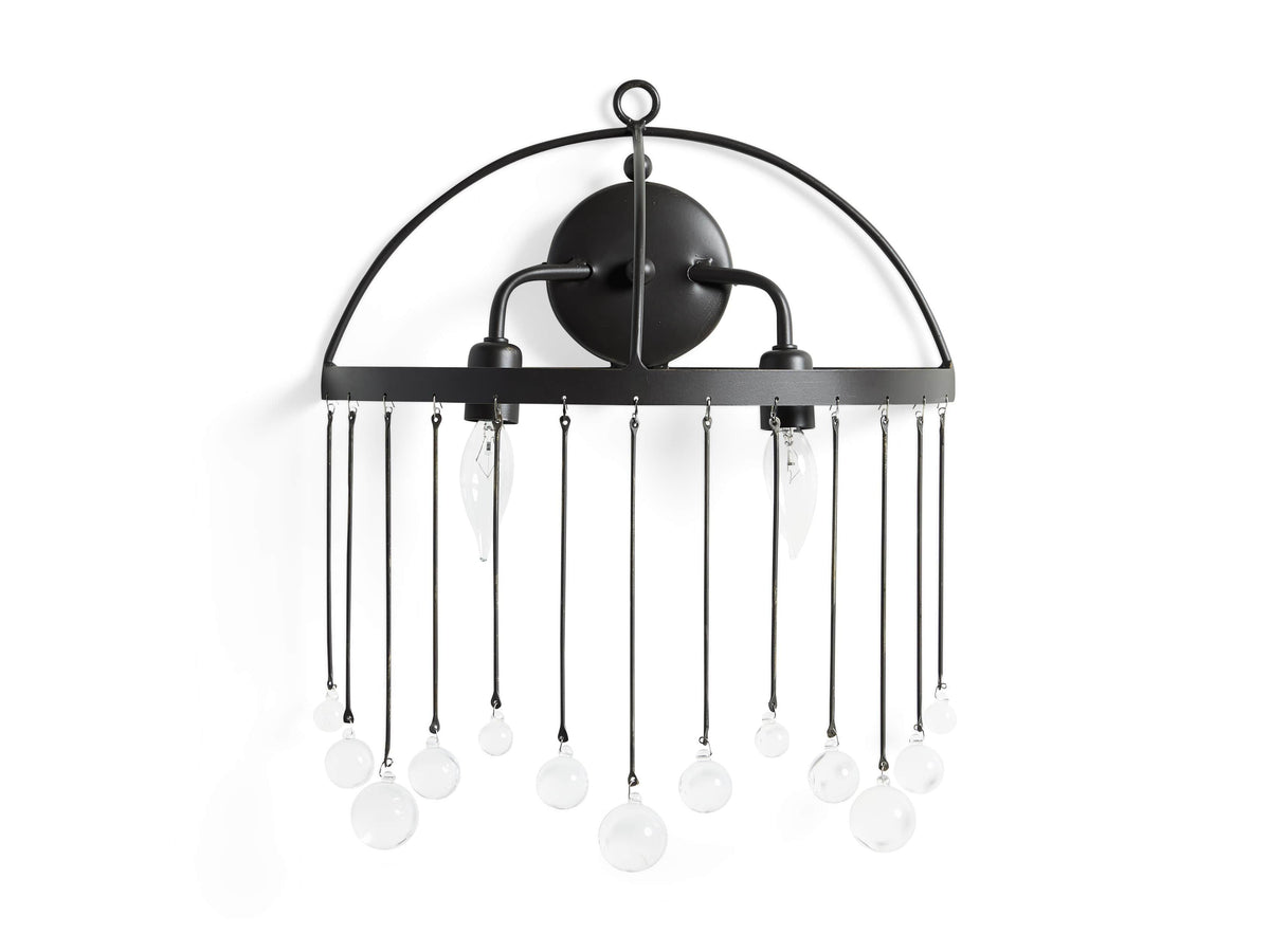 Aubrey Trailing Crystal Wall Sconce