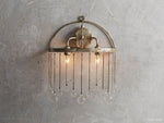 Aubrey Trailing Crystal Wall Sconce
