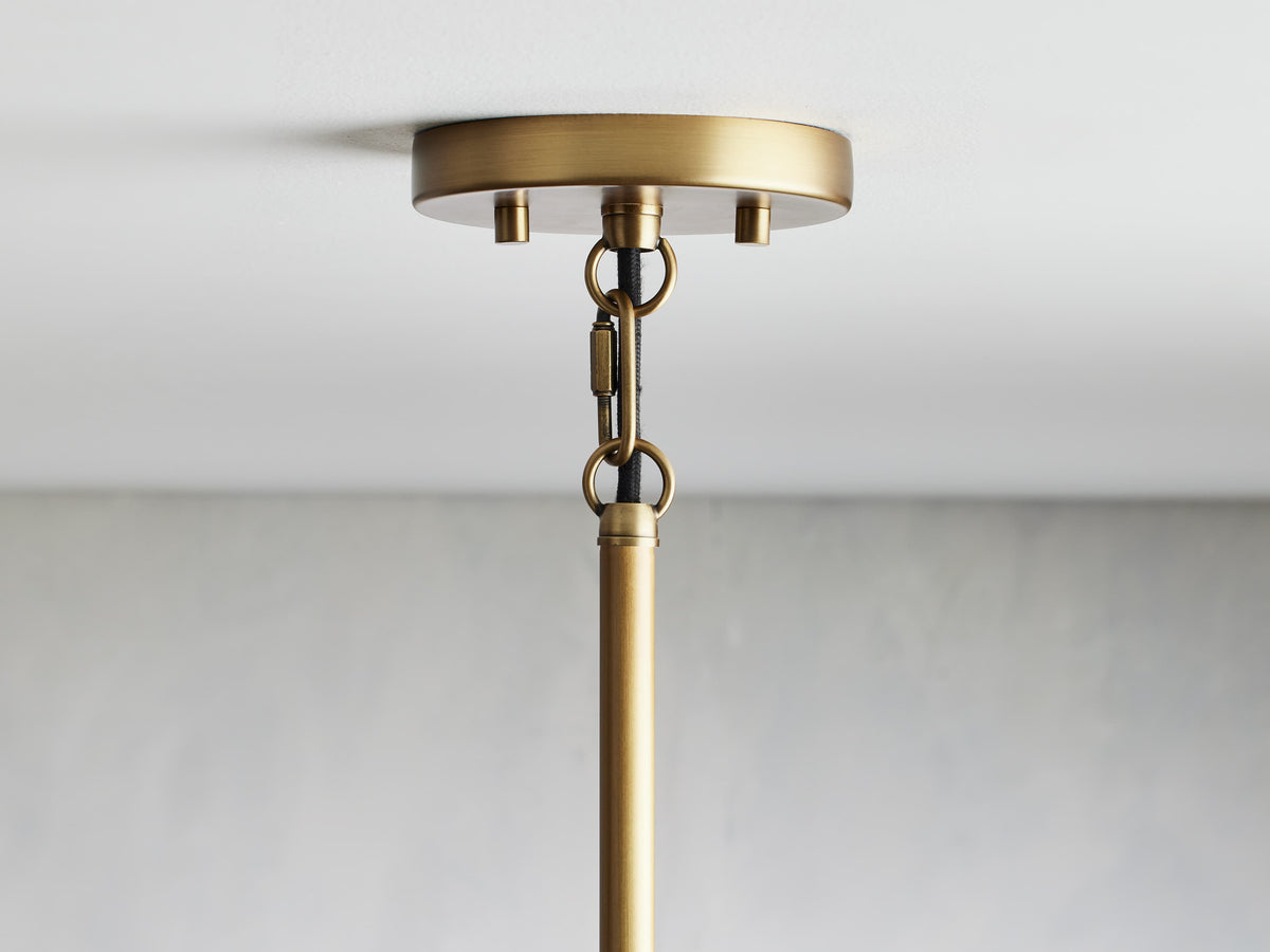 Andreas Ridged Tubular Pendant Light