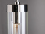 Andreas Ridged Tubular Pendant Light