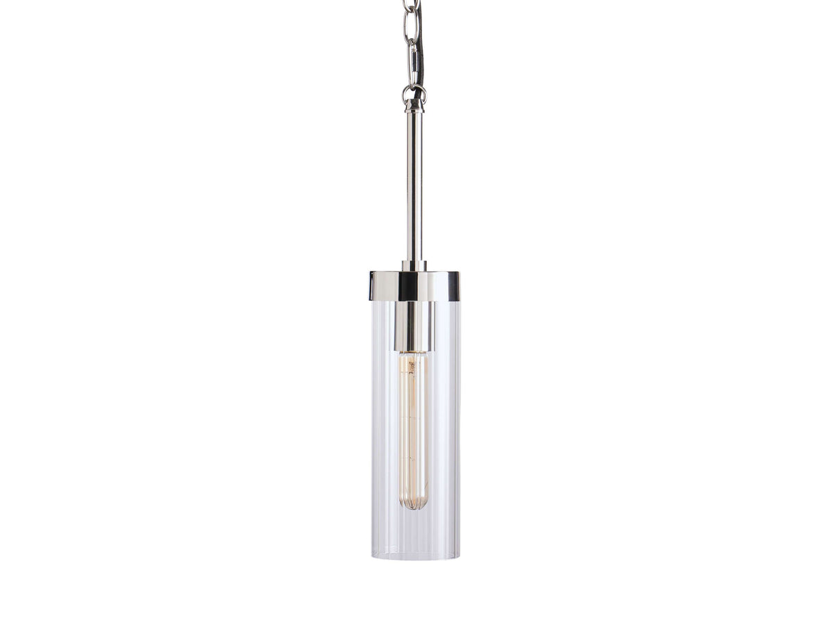 Andreas Ridged Tubular Pendant Light