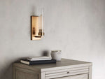 Andreas Ridged Tubular Wall Sconce