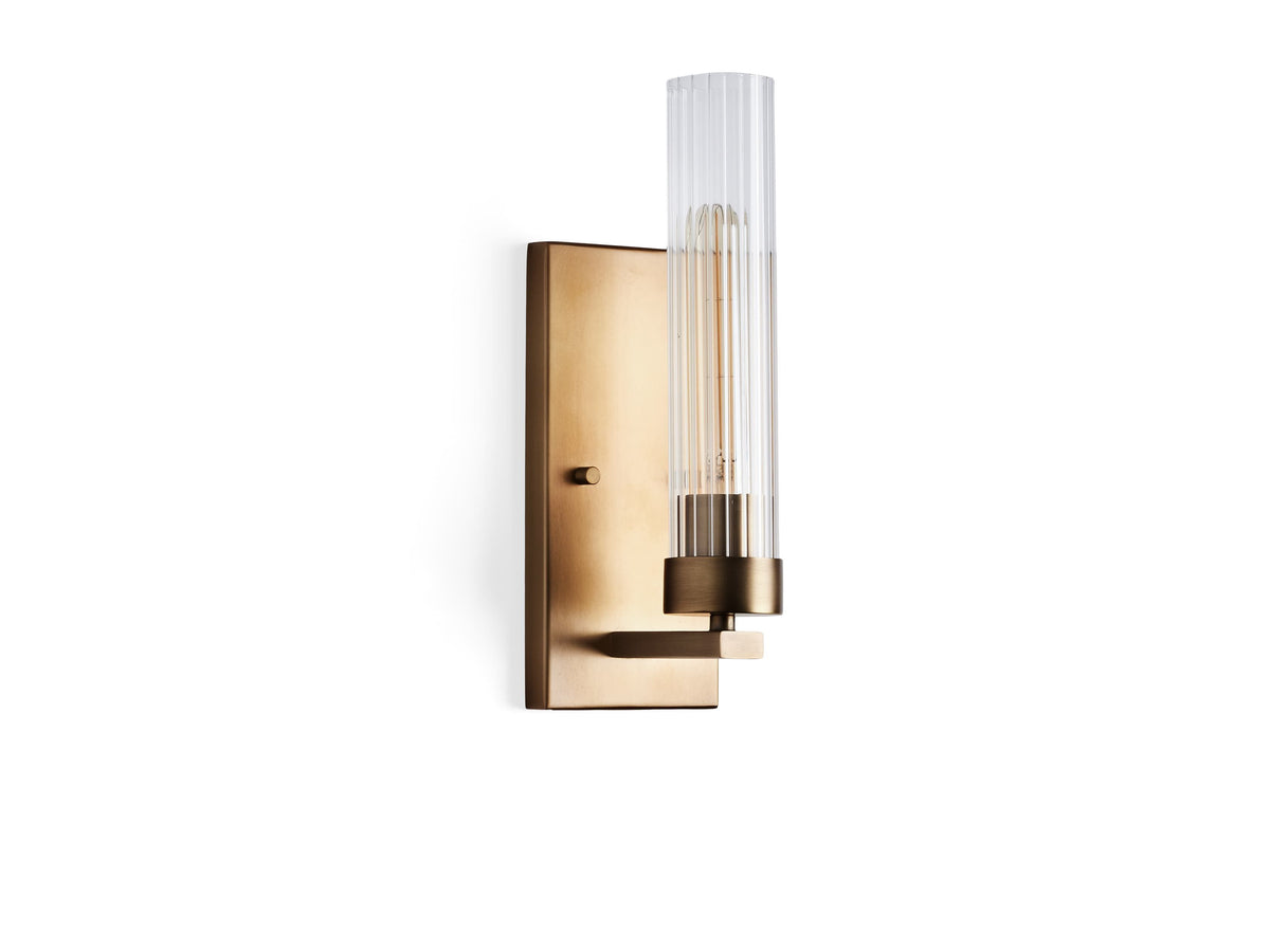 Andreas Ridged Tubular Wall Sconce